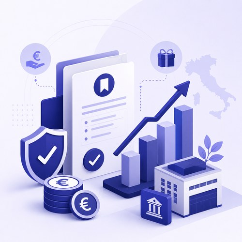 Finanza agevolata per imprese con contributi, incentivi e crescita aziendale
