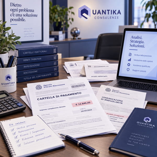 Consulenza per cartelle esattoriali e debiti con Agenzia delle Entrate-Riscossione